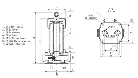 高壓過濾器圖紙