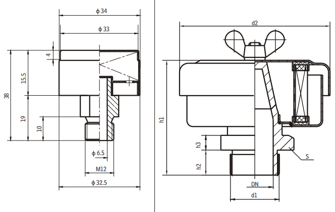 C型號濾清器結構圖