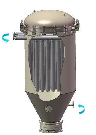 微孔過濾器內部結構圖